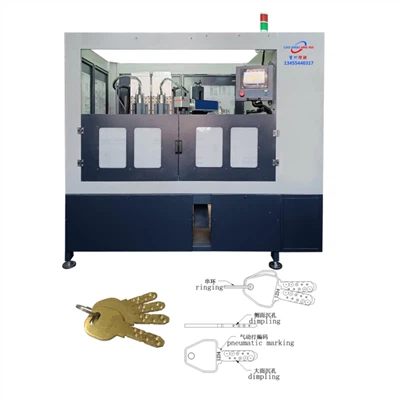 Jz -5.11 j Dual-Spindle Dimple Key Cutting Marking Ringing Machine